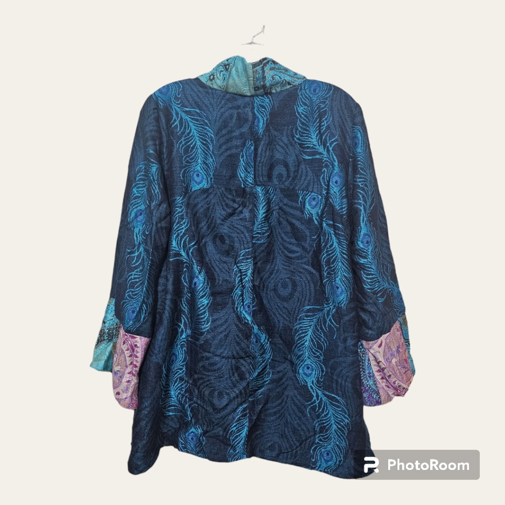 Soft Surroundings Oversized Patchwork Floral Prin… - image 2